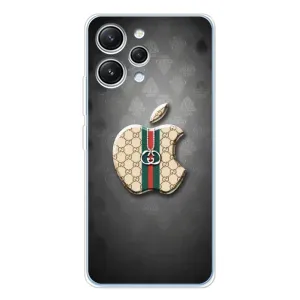 Чехлы ГУЧЧИ для Редми 12 (AlphaPrint) (Apple gucci)