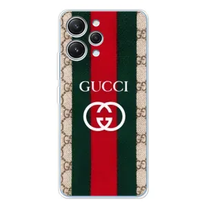 Чехлы ГУЧЧИ для Редми 12 (AlphaPrint) (Gucci дизайн)