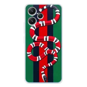 Чехлы ГУЧЧИ для Редми 12 (AlphaPrint) (Gucci змия)