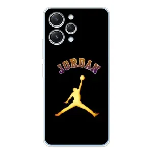 Чехлы для Xiaomi Redmi 12 - с картинкой JORDAN (AlphaPrint) (Jordan Gold)