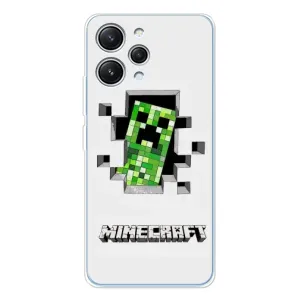 Чехол Майнкрафт на Xiaomi Redmi 12 (AlphaPrint) Minecraft (крипер Майнкрафт)