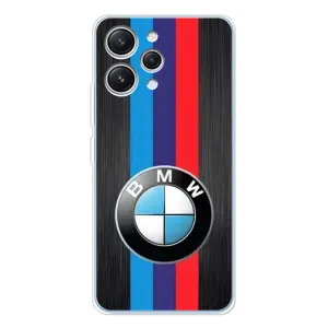 Чохол для Сяомі Редмі 12 - з принтом БМВ (AlphaPrint) (Лого BMW)