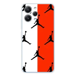 Чехлы для Xiaomi Redmi 12 - с картинкой JORDAN (AlphaPrint) (Лого Джордан)