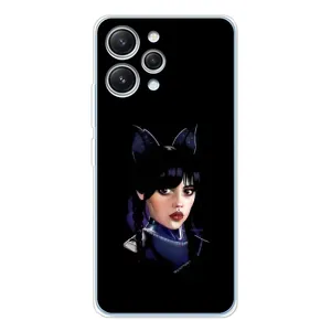 Чехлы Венсдей на Xiaomi Redmi 12 Уэнсдей (AlphaPrint)
