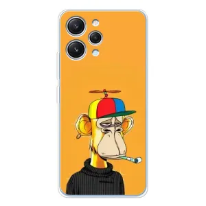 Чехлы с Обезьянами NFT для Xiaomi Redmi 12 (AlphaPrint) (Скучающая Обезьяна NFT)