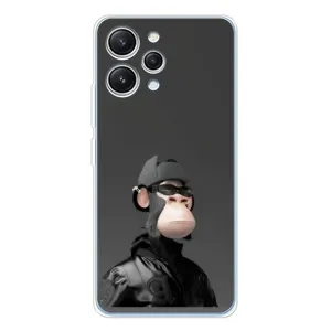 Чехлы с Обезьянами NFT для Xiaomi Redmi 12 (AlphaPrint) (стильная обезьяна NFT)