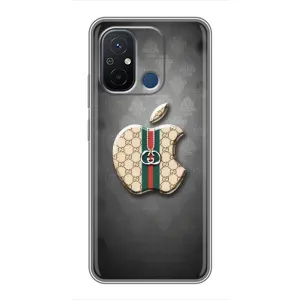 Чехлы ГУЧЧИ для Редми 12с (AlphaPrint) (Apple gucci)