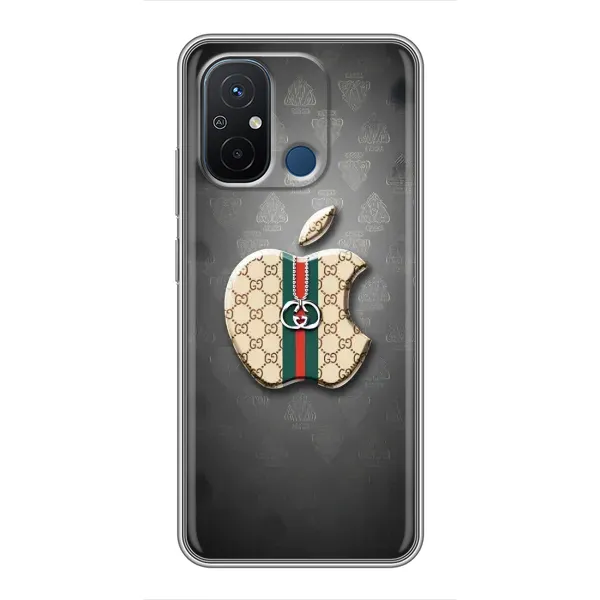 Чохол з принтом «Apple gucci» для Xiaomi Redmi 12C
