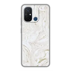 Мраморний чехол на Xiaomi Redmi 12C (VPrint) (Білий мрамор)