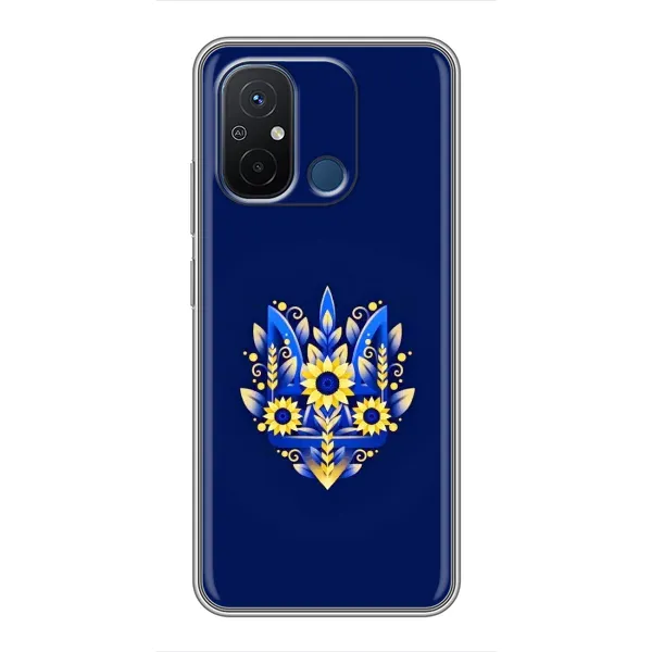 Чохол з принтом «Квітковий Герб» для Xiaomi Redmi 12C Чохол з принтом «Квітковий Герб» для Xiaomi Redmi 12C