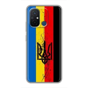 Украинские Чехлы для Xiaomi Redmi 12C с картинкой УПА (AlphaPrint) (Флаг УПА)