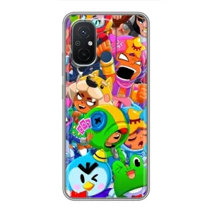 Чехол с принтом «герои Бравл Старс» для Xiaomi Redmi 12C