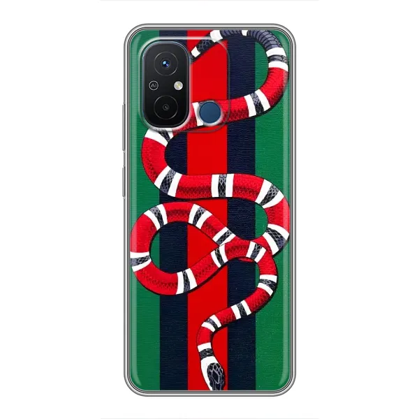 Чохол з принтом «Gucci змія» для Xiaomi Redmi 12C