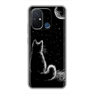 Чохол з принтом для Xiaomi Redmi 12C (AlphaPrint) Модні коти