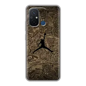 Чехлы для Xiaomi Redmi 12C - с картинкой JORDAN (AlphaPrint) (Logo Jordan)