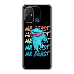 Чохол з принтом «logo Mr beast» для Xiaomi Redmi 12C
