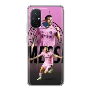 Чохли для Сяомі Редмі 12С - Лео Мессі Маямі (Messi Miami)