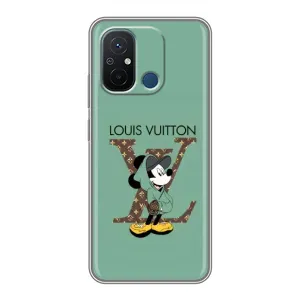 Чехлы Луи Витон для Xiaomi Redmi 12C (AlphaPrint - LOUIS VUITTON) (Микки Маус LV)