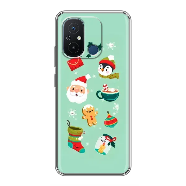 Чехол с принтом «Настроение НГ» для Xiaomi Redmi 12C Чехол с принтом «Настроение НГ» для Xiaomi Redmi 12C