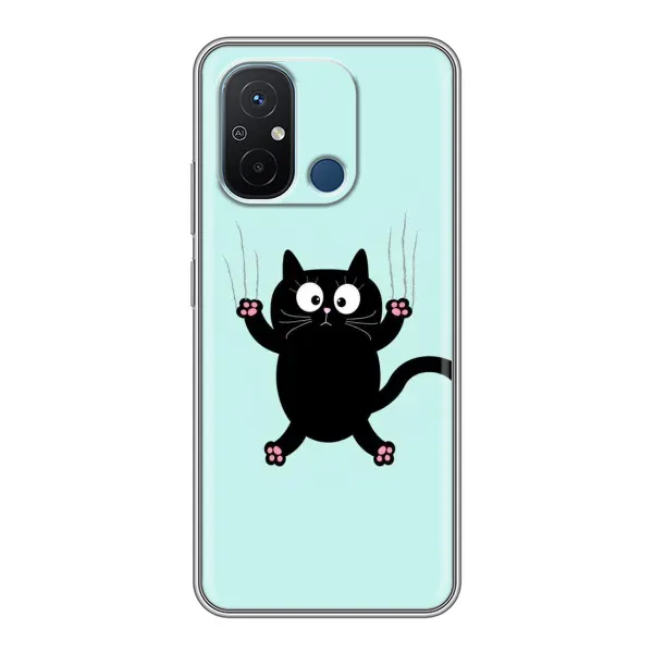 Чохол з принтом «Падаючий кіт» для Xiaomi Redmi 12C
