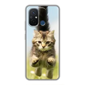 Чохли з Котиками для Xiaomi Redmi 12C (VPrint) (Прижок кота)