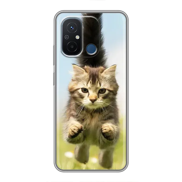 Чехол с принтом «Прыжок кота» для Xiaomi Redmi 12C Чехол с принтом «Прыжок кота» для Xiaomi Redmi 12C
