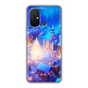 Різдвяні Чохли для Xiaomi Redmi 12C (VPrint) (Різдвяне місто)