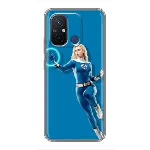 Чехол с принтом Фантастическая четверка для Xiaomi Redmi 12C (Сью Сторм полет)