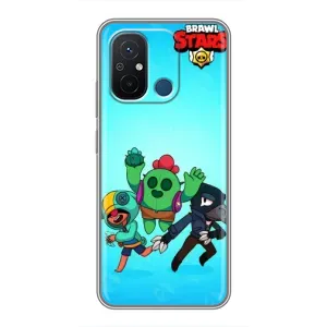 Чехол с принтом «Трио героев» для Xiaomi Redmi 12C