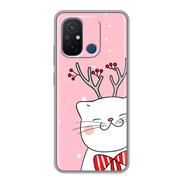 Чехол с принтом «Зимний кот» для Xiaomi Redmi 12C Чехол с принтом «Зимний кот» для Xiaomi Redmi 12C