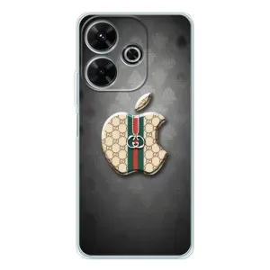 Чехлы ГУЧЧИ для Сяоми Редми 13 (AlphaPrint) (Apple gucci)