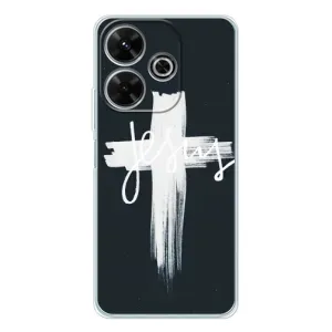 Чехол для Xiaomi Redmi 13 (AlphaPrint) - (Христианские) (Иисус)
