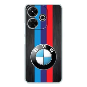 Чехол для Сяоми Редми 13 - с принтом БМВ (AlphaPrint) (Лого BMW)
