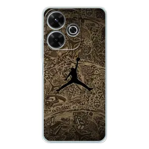 Чехлы для Xiaomi Redmi 13 - с картинкой JORDAN (AlphaPrint) (Logo Jordan)