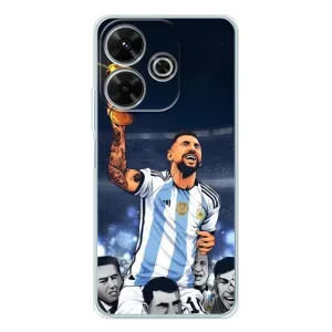 Чохли для Xiaomi Redmi 13 (Leo чемпіон) (AlphaPrint) (Мессі з кубком)