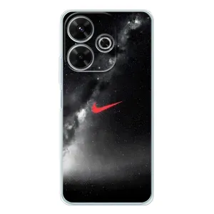 Чехол для Xiaomi Redmi 13 - с принтом Найк (AlphaPrint) (Найк красный)