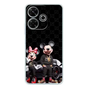 Чехол Disney Mouse Xiaomi Redmi 13 (PREMIUMPrint) (Семья Маусов)