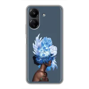 Чехлы (ART) Цветы на Xiaomi Redmi 13C (VPrint) (Цветы на голове)
