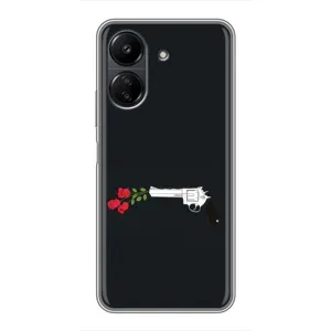 Чехлы (ART) Цветы на Xiaomi Redmi 13C (VPrint) (Неожиданные цветы)