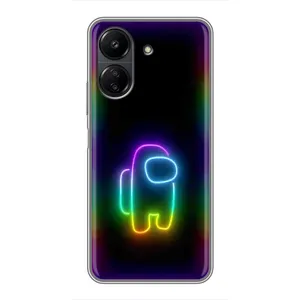 Чехол Амонг Ас для Xiaomi Redmi 13C (AlphaPrint) (Яркий скин)