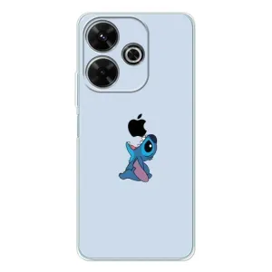 Чехол с принтом Стич на Xiaomi Redmi 13x (Stitch apple)