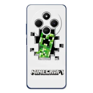 Чохол Майнкрафт на Xiaomi Redmi 14R 5G (AlphaPrint) Minecraft (кріпер Майнкрафт)