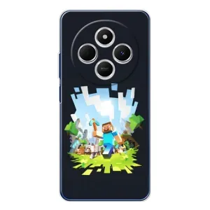 Чохол Майнкрафт на Xiaomi Redmi 14R 5G (AlphaPrint) Minecraft (персонажі Minecraft)