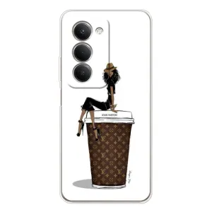 Чохли Луі Вітон для Xiaomi Redmi 15 5G (AlphaPrint - LOUIS VUITTON) (кава LOUIS VUITTON)