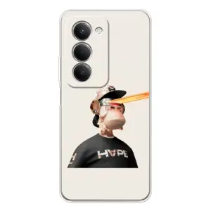 Чехлы с Обезьянами NFT для Xiaomi Redmi 15 5G (AlphaPrint) (обезьяна NFT в очках)