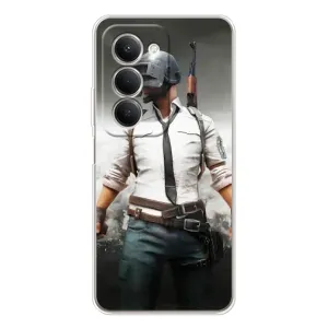 Чехол PUBG для Сяоми Редми 15 5G (AlphaPrint) (Пабг мен)