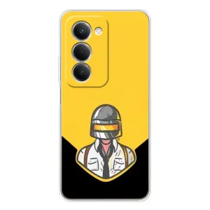 Чехол PUBG для Сяоми Редми 15 5G (AlphaPrint) (Пабг в шлеме)