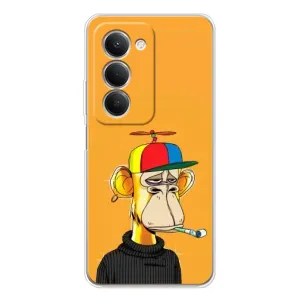 Чехлы с Обезьянами NFT для Xiaomi Redmi 15 5G (AlphaPrint) (Скучающая Обезьяна NFT)