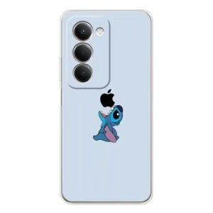 Чехол с принтом Стич на Xiaomi Redmi 15 5G (Stitch apple)