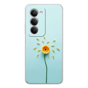 Чехлы с Цветами для Xiaomi Redmi 15 5G (VPrint) (Желтый цветок)